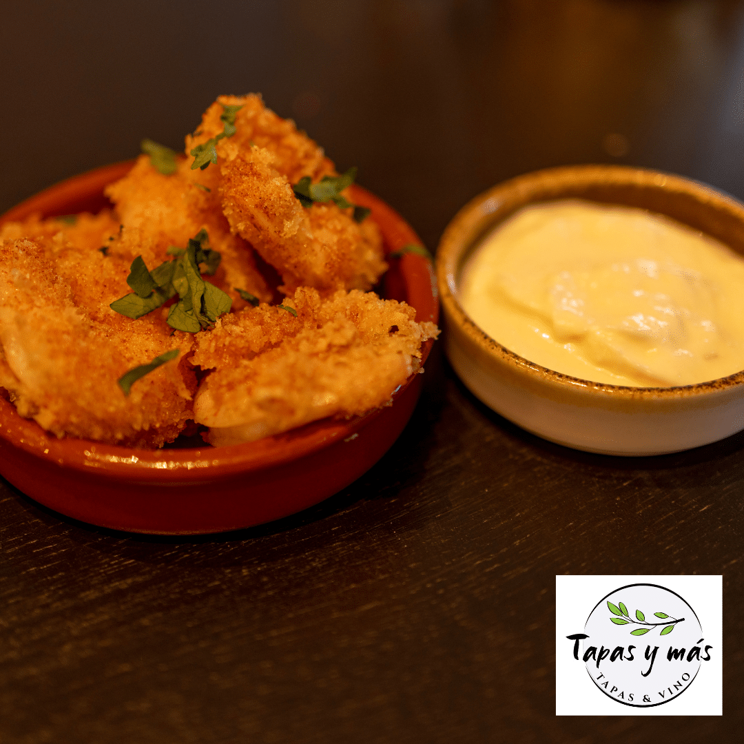 GAMBAS FRITAS CON AIOLI