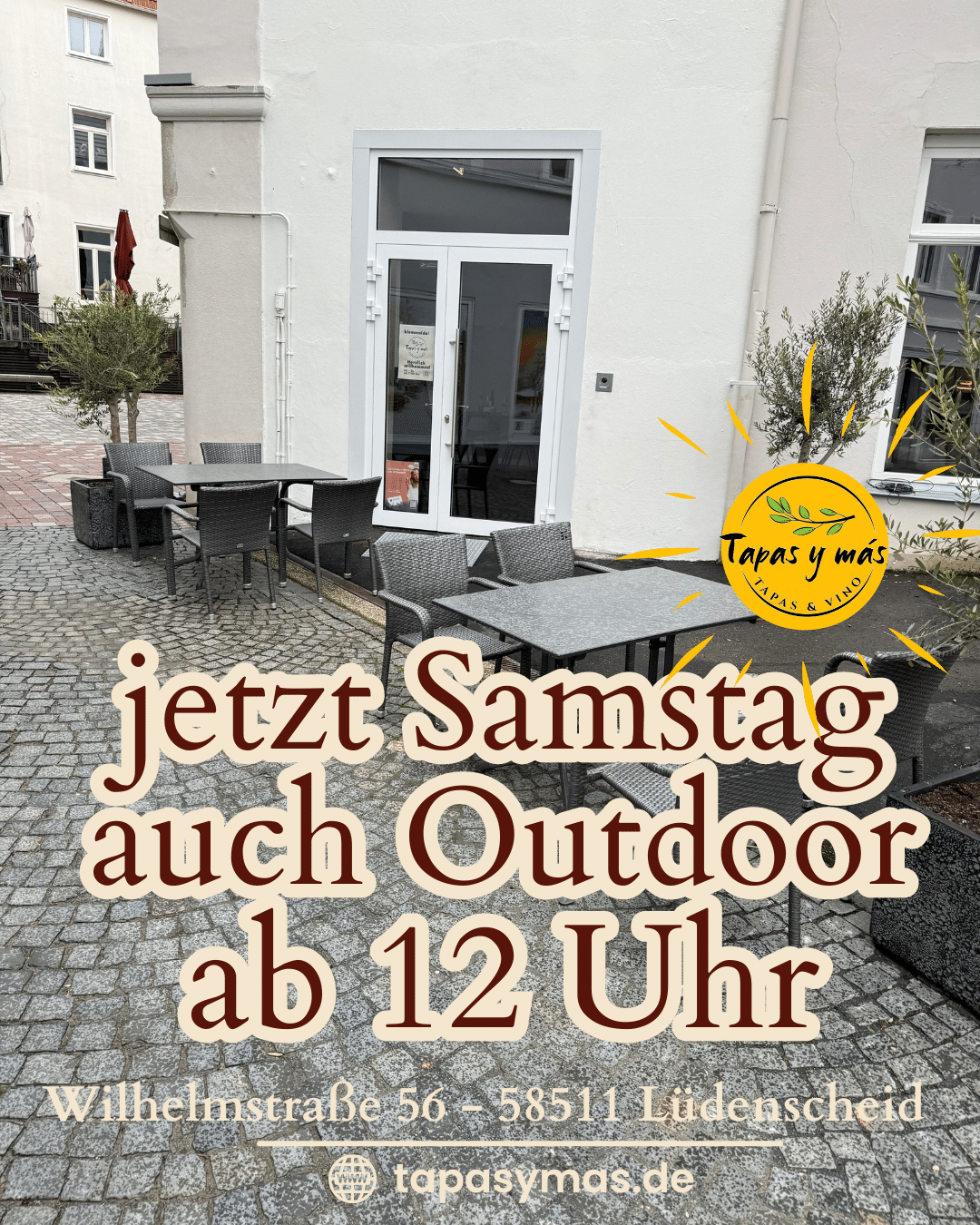 Spanisches Lebensgefühl in der Lüdenscheider Altstadt-Sonne🌞