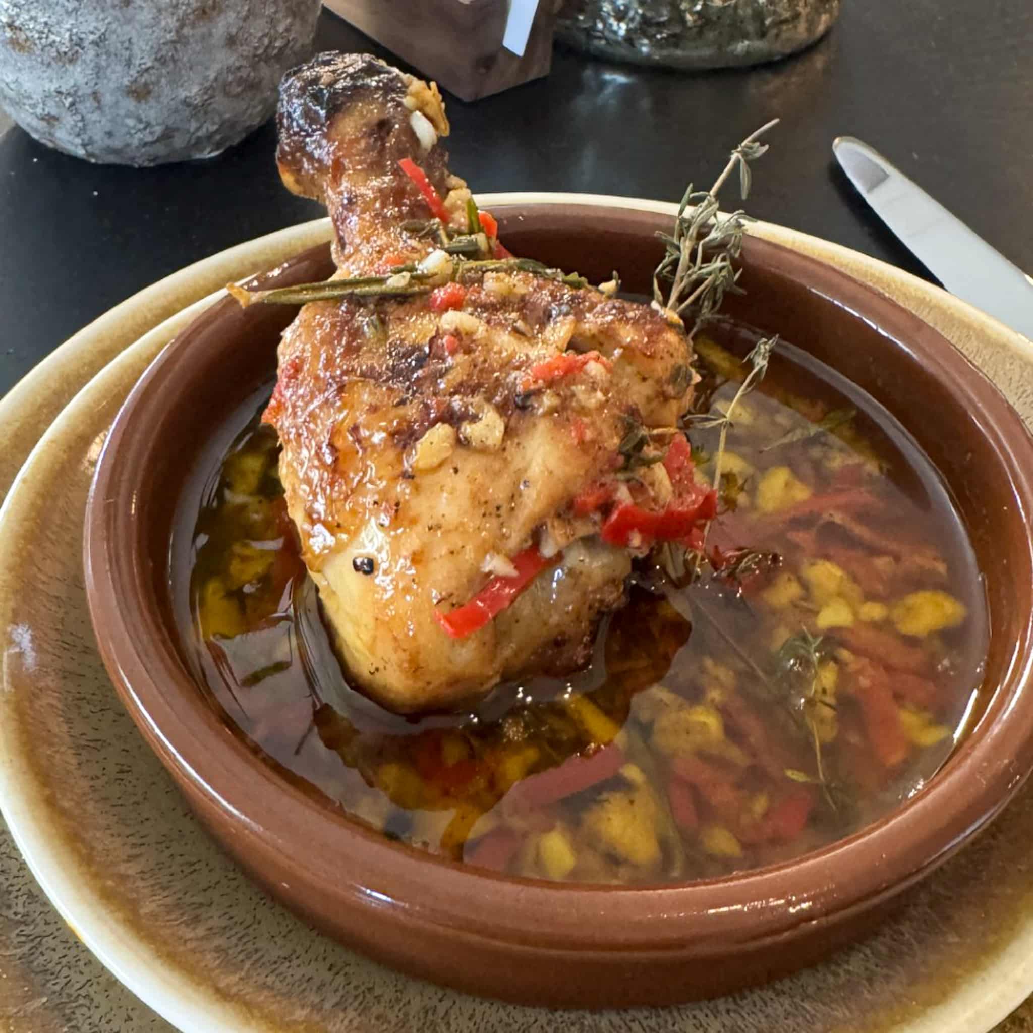 MUSLO DE POLLO AL AJILLO