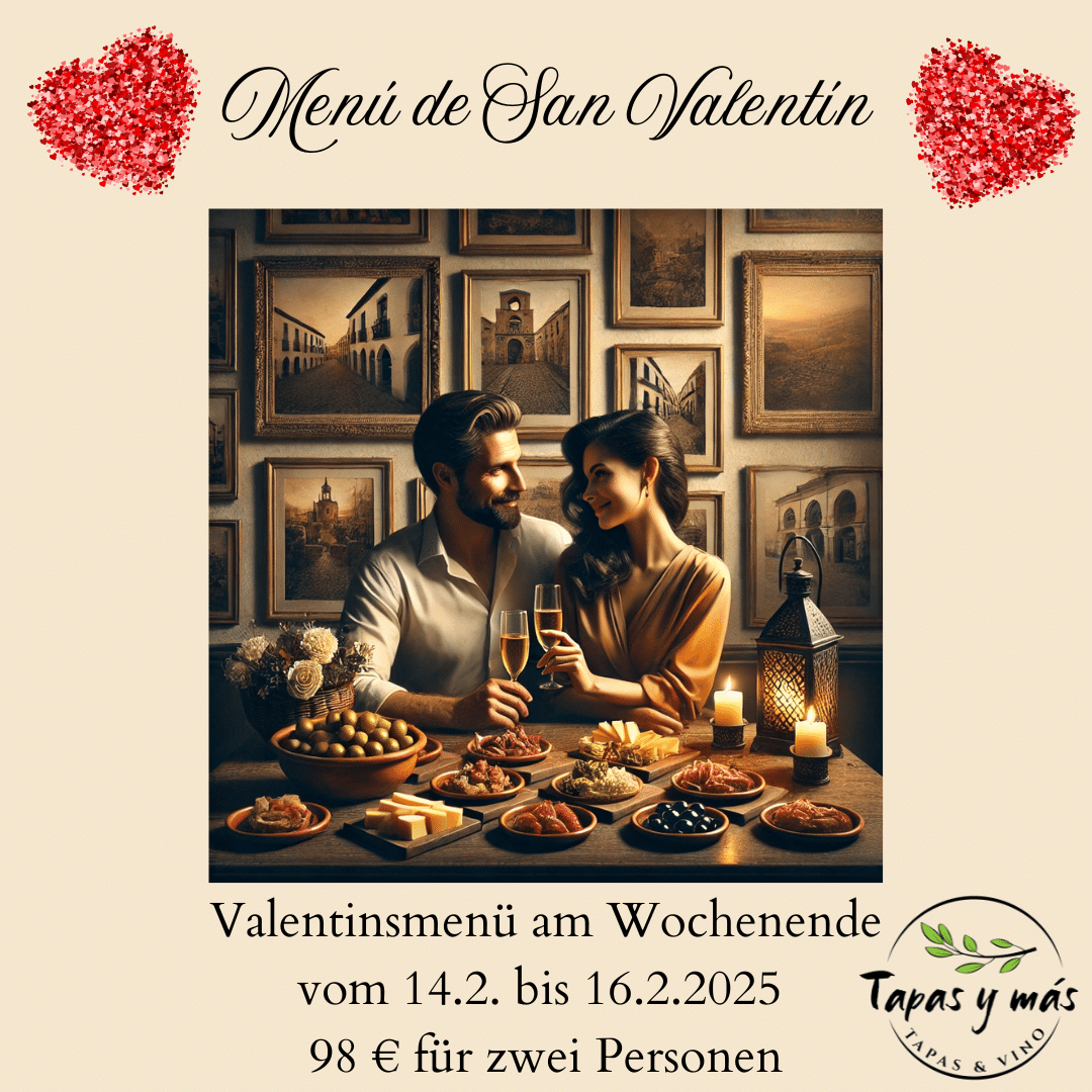 VALENTINSMENÜ 14.-16.2.2025