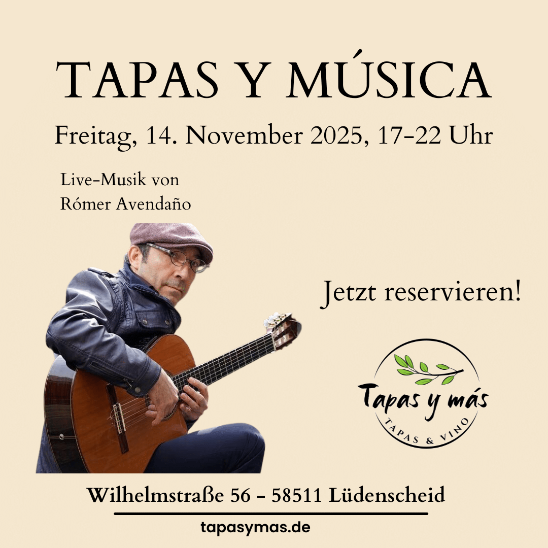 TAPAS Y MÚSICA - 14.11.2025