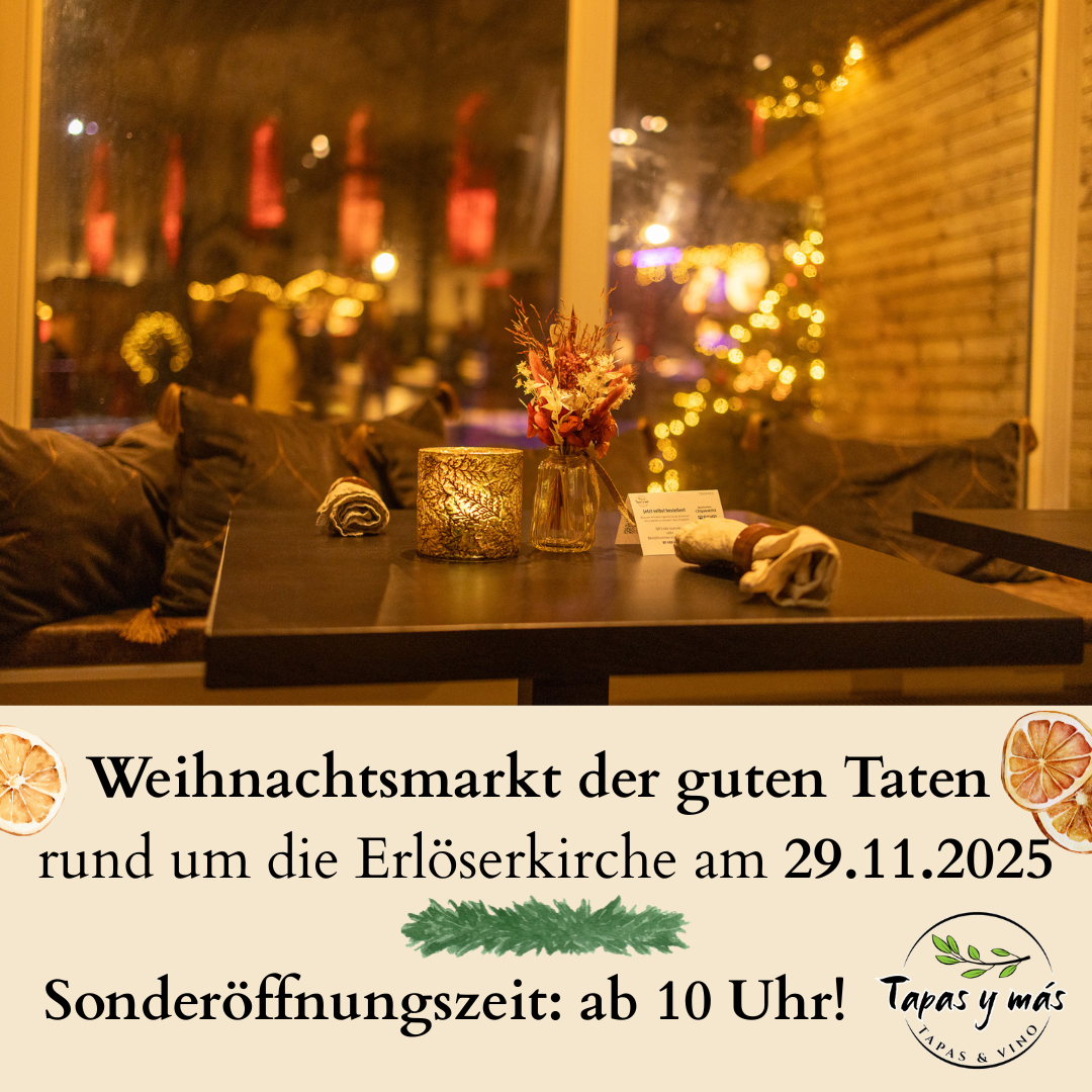 SONDERÖFFNUNG AM 29.11.2025