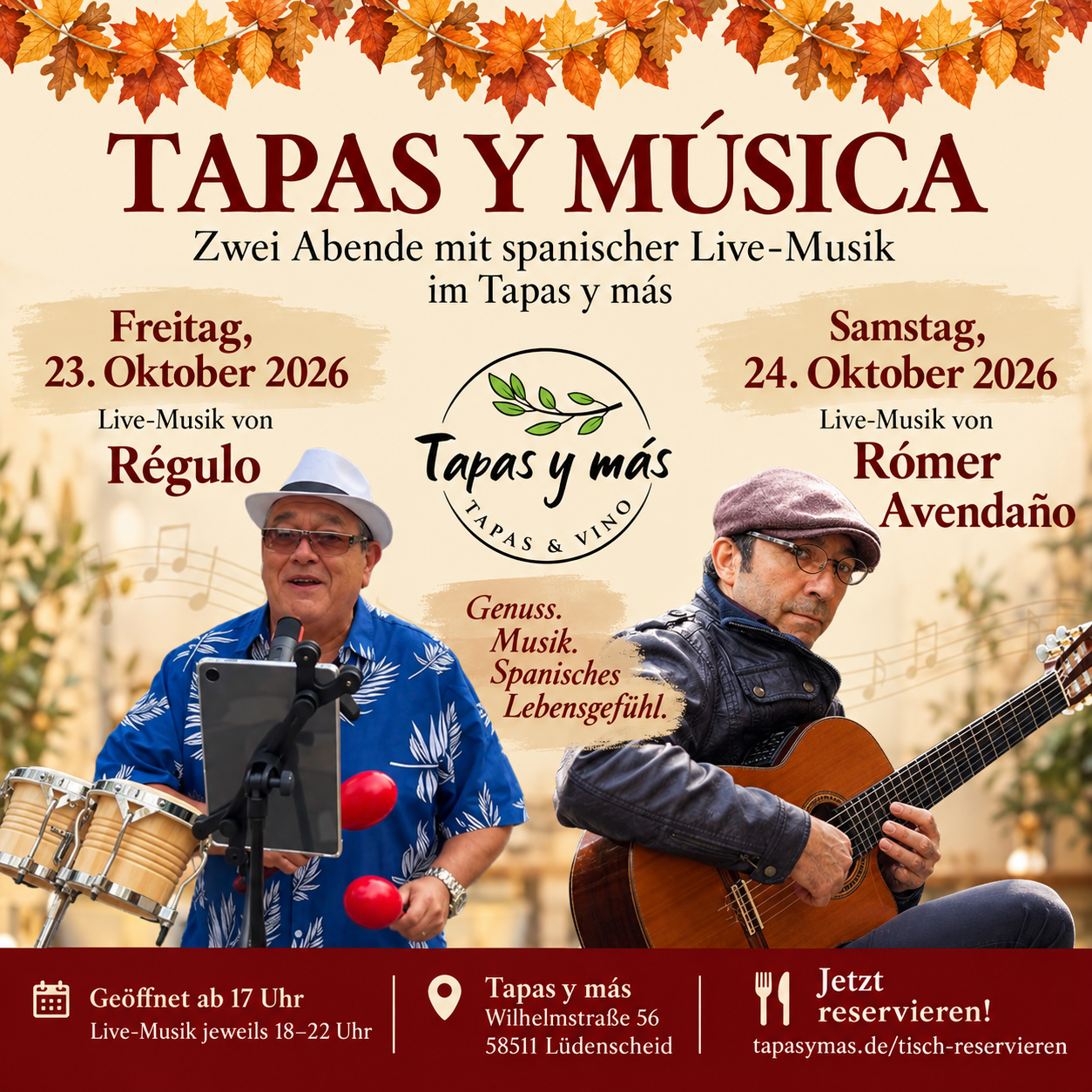 TAPAS Y MÚSICA